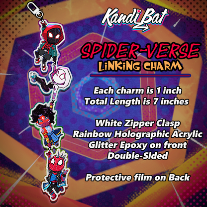 Spidey-Verse Linking Epoxy Acrylic Charm