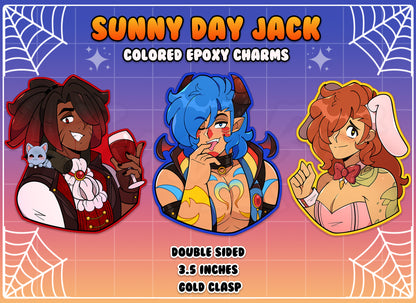 SDJ Halloween Colored Epoxy Charms