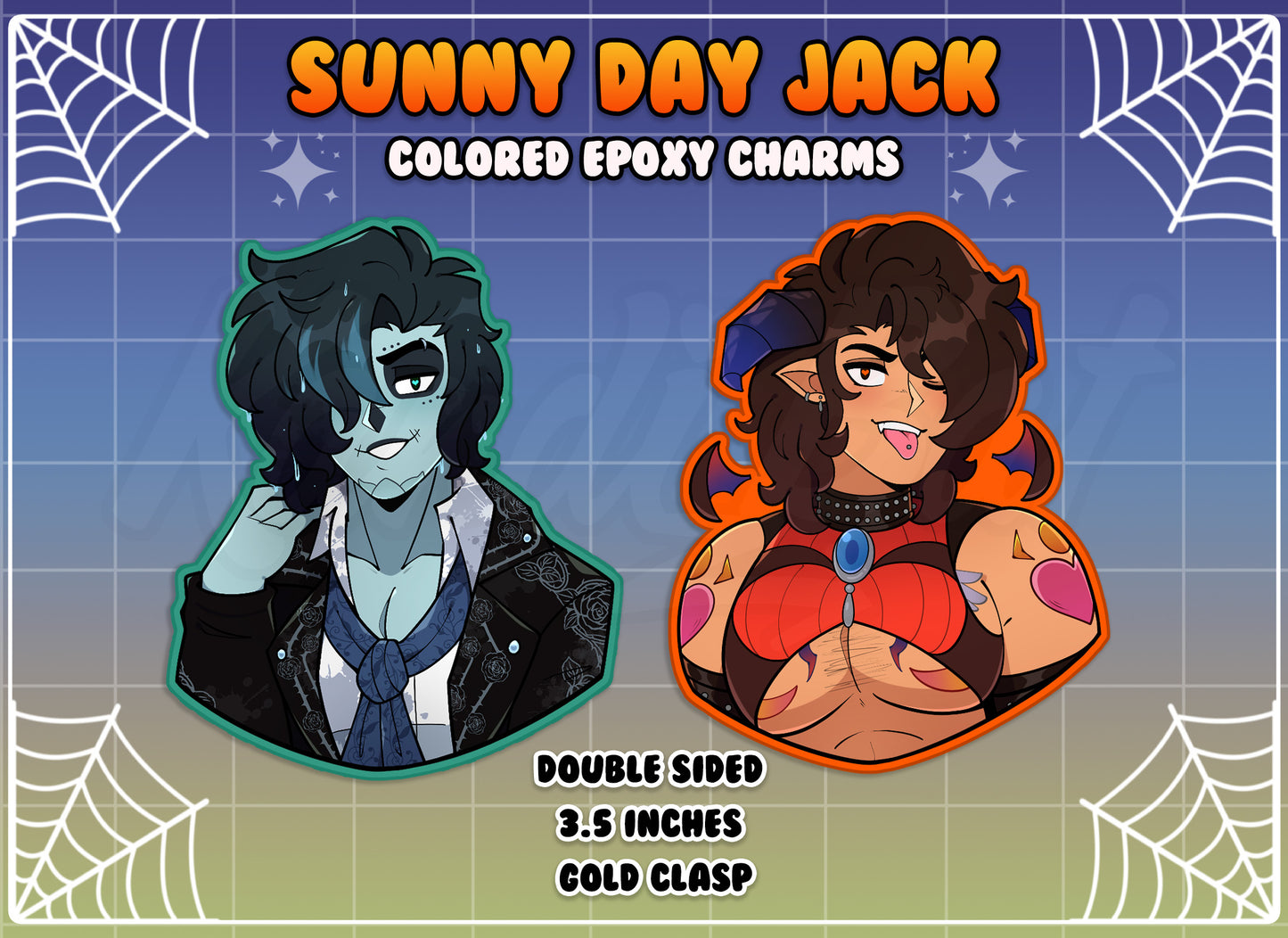 SDJ Halloween Colored Epoxy Charms